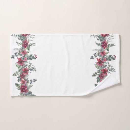 Poinsettias Bad Handdoek (Handdoek)
