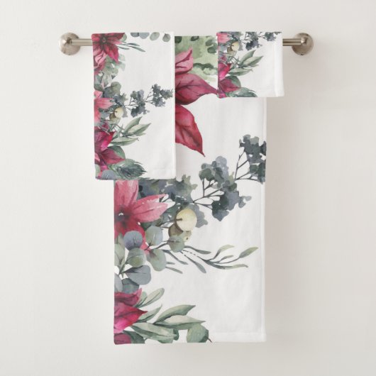 Poinsettias Bad Handdoek (Insitu)