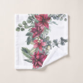 Poinsettias Bad Handdoek (Wasdoekje)