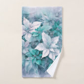 Poinsettias de Noël (Serviette à main)