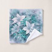 Poinsettias de Noël (Gant de toilette)