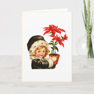  Poinsettias Feestdagen Kaart