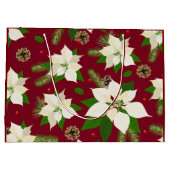 Poinsettias Groot Cadeauzakje (Achterkant)