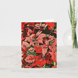 Poinsettias Kaart