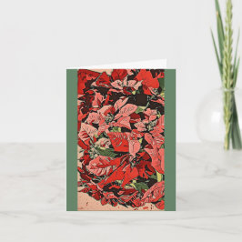 Poinsettias Kaart