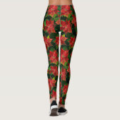Poinsettias Leggings (Achterkant)