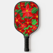 Poinsettias Pickleball Paddle (Voorkant)
