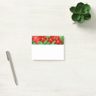 Poinsettias Post-it® Notes