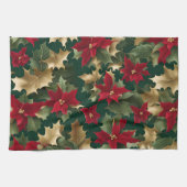 poinsettias serviette de cuisine (Horizontal)