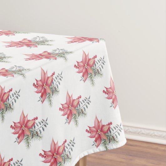 Poinsettias Tablecloth Tafelkleed (Voorbeeld)