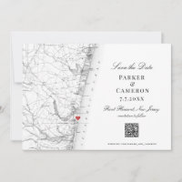Point Agréable New Jersey Carte Mariage élégant