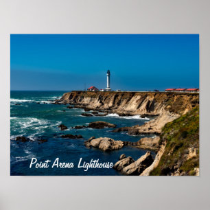 Point Arena Lighthouse Schilderachtig Poster