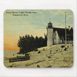 Point Betsey Lighthouse bij Frankfort Michigan Muismat