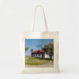 Point Betsie Lighthouse canvas tas