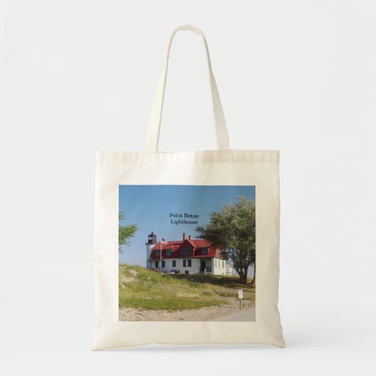 Point Betsie Lighthouse canvas tas (Voorkant)