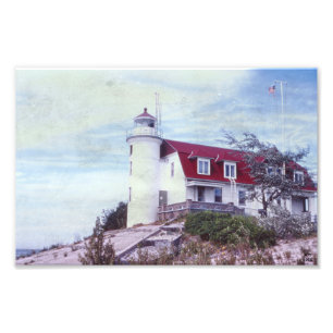 Point Betsie Lighthouse Fotografic Print Foto Afdruk