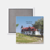 Point Betsie Lighthouse magnet Magneet (Voorkant / Achterkant)