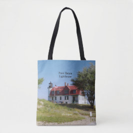 Point Betsie Lighthouse over canvas tas