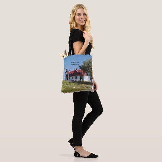 Point Betsie Lighthouse over canvas tas (Op model)
