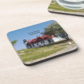 Point Betsie Lighthouse set van 6 plastic onderzet Bier Onderzetter (Linkerzijde)