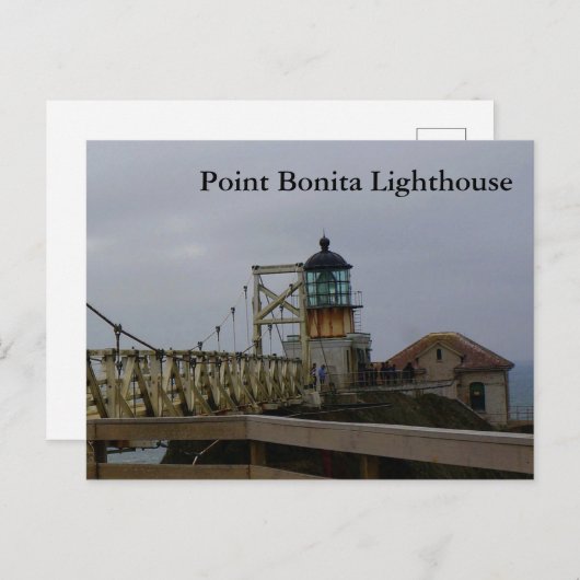 Point Bonita Lighthouse #2-3 Carte postale (Devant / Derrière)