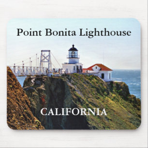 Point Bonita Lighthouse, Californië Mousepad Muismat