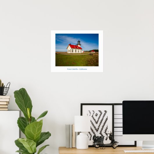 Point Cabrillo Lighthouse Poster (Thuiskantoor)