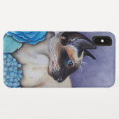 Point Chocolat Siamese Chat Coque-Mate coque iphon (Dos (Horizontal))
