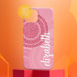 Point circulaire moderne Motif géométrique Rose-Bl<br><div class="desc">Un morceau d'art zen et fantaisiste, hipster. Vous pouvez ajouter un nom, un monogramme ou un autre texte personnalisé. Un motif moderne et géométrique à l'ambiance boho. Les points individuels sont dans un motif circulaire. Pour modifier la couleur : cliquez sur la personnaliser ou la zone de conception avancée, puis...</div>