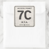 Point d'accès R.T.A. 7C Autocollant d'infrastructu (Sac)