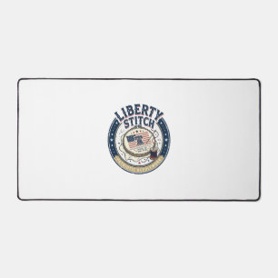 Point de Liberty Patriote Broderie Patriotique Aig