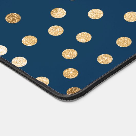 Point de Parties scintillant en or bleu marine (Coin)