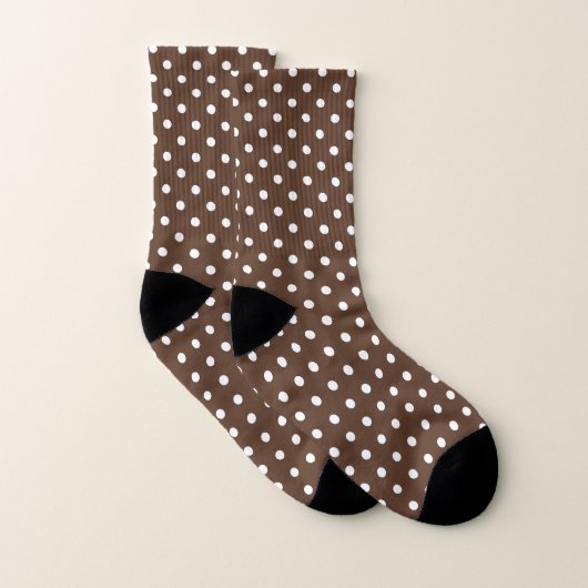 Point de polka Brown (Paire)