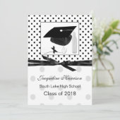 Point de polka, faire-part d'obtention du diplôme (Debout devant)