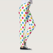 Point de polka multi de couleur Legging (Droite)