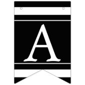 Point de polka rouge et drapeau rayé noir (Troisième drapeau)