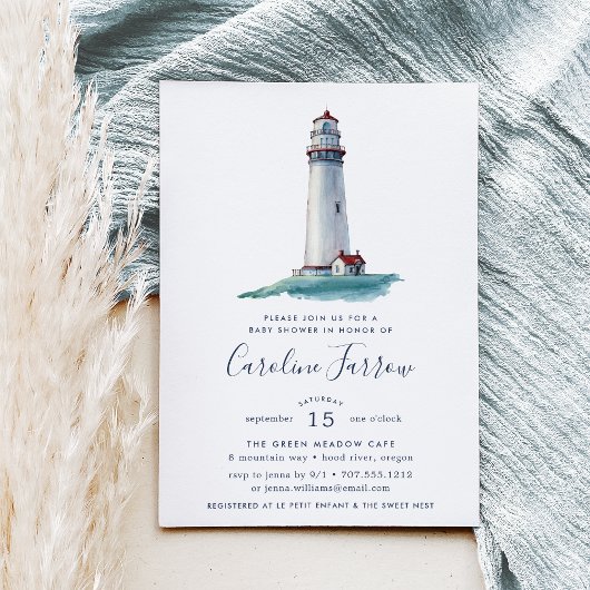 Point de repère | Invitation Baby shower