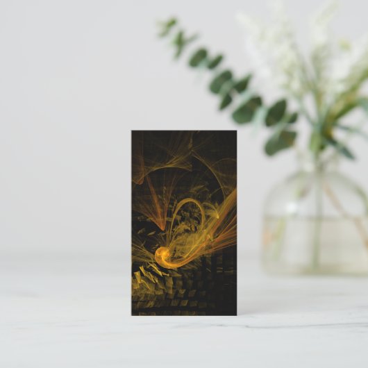 Point de rupture Carte de visite d'art Abstrait (Debout devant)