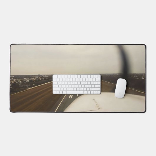 Point de vue du pilote : décollage du poste de pil (Clavier et souris)