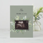 Point de vue Merci bébé de l'échographie (Debout devant)