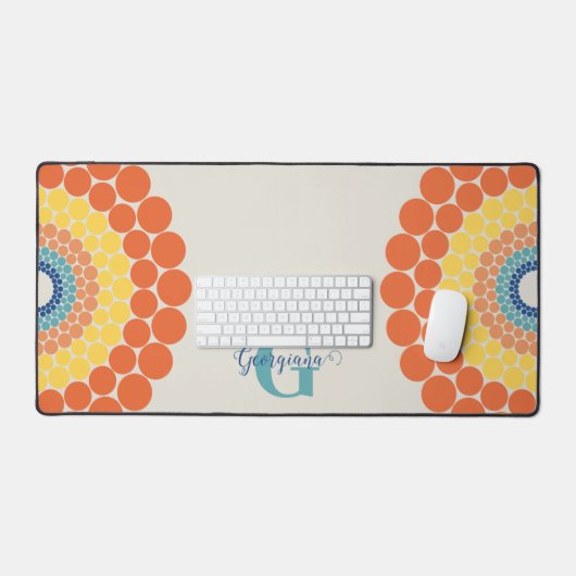 Point d'été de la mer Égée - radiant monogramme Ma (Clavier et souris)