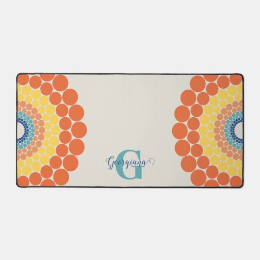 Point d'été de la mer Égée - radiant monogramme Ma (Recto)