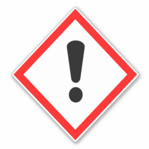 Point d'exclamation - Étiquette GHS