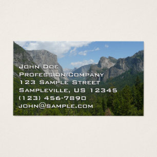 Point d'inspiration dans le parc national de Yosem