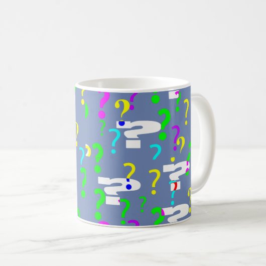 Point d'interrogation Mug (Devant droit)