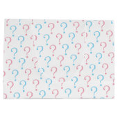 Point d'interrogation rose bleu sexe révéler sac d (Dos)