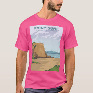 Point Dume Malibu Travel Poster Actief T-shirt