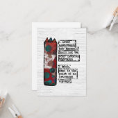 Point D'Un Artichoke Cartes De Voeux Drôle Veggie (Devant/Arrière en situation)