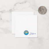 Point Fermin Elementary School Logo Notitiekaartje (Voorkant / Achterkant in situ)