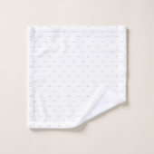Point, gris pâle (Gant de toilette)